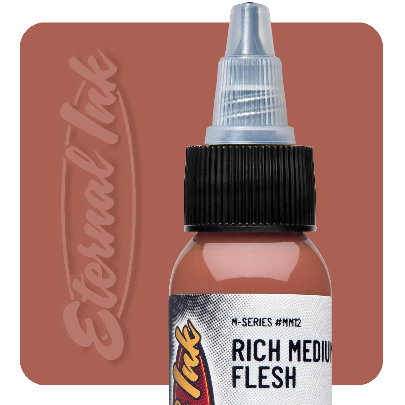 Eternal M Series Rich Medium Flesh Ink - Professional Tattoo Ink for Vibrant, Long-Lasting Body Art - Perfect for Tattoo Artists and Permanent Makeup
