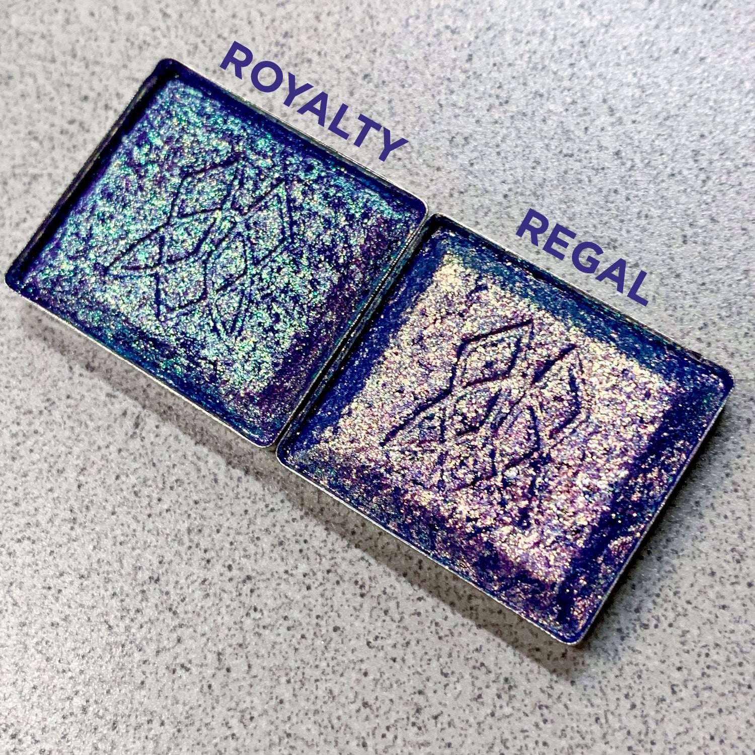 Regal Glitter Vibrant Multichrome Eyeshadow Palette - Long Lasting Pigmented Makeup for Party, Halloween & Special Occasions