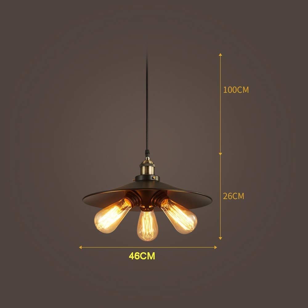 Modern LED Chandeliers - Retro Iron Art Pendant Lights for Living Room Ceiling, Simple Personality Industrial Hanging Light Fixture E273 | Perfect for Dining Rooms, Bedrooms, and Entryway Lighting Decor