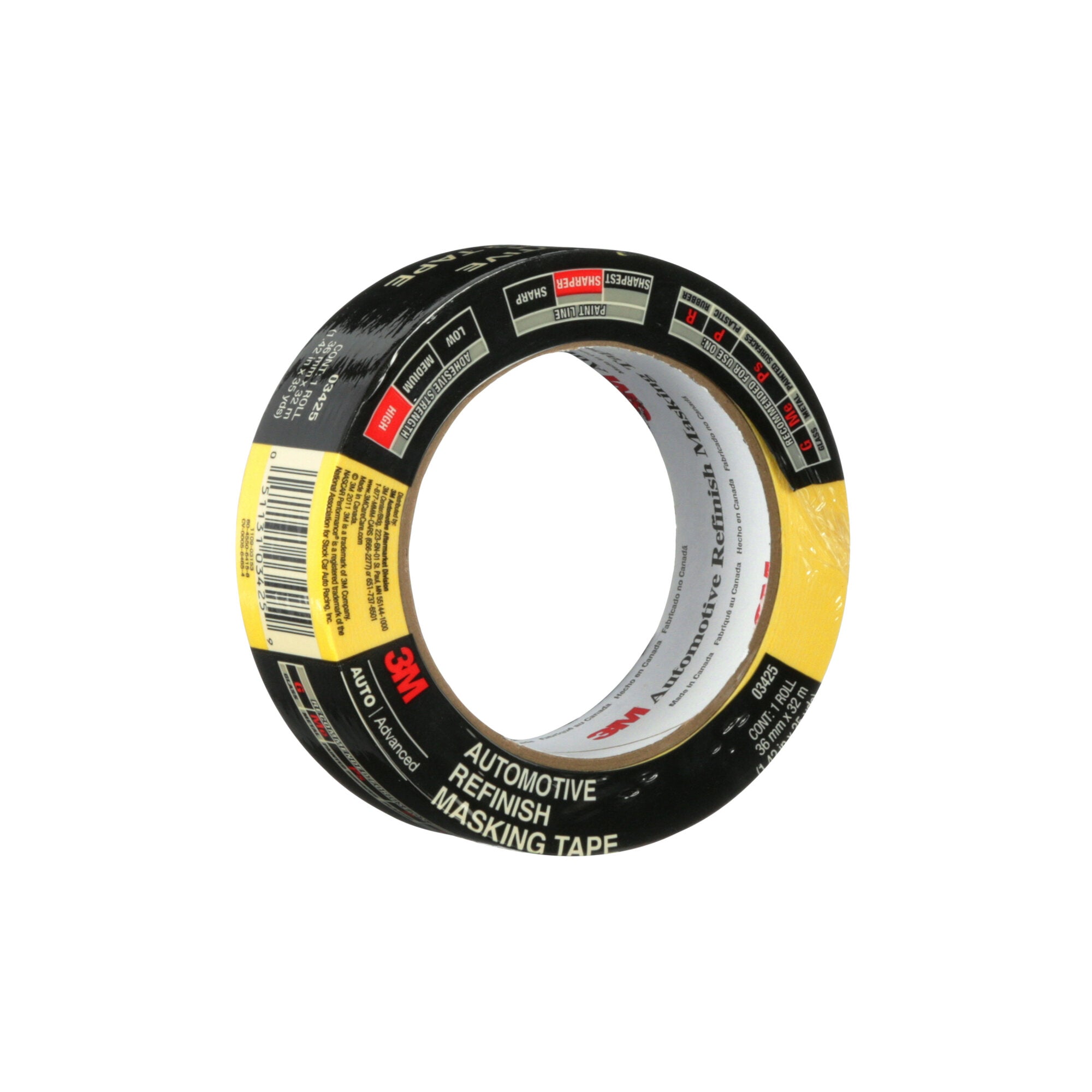 3M Automotive Refinish Masking Tape 03425 - 36mm x 32m (1.4