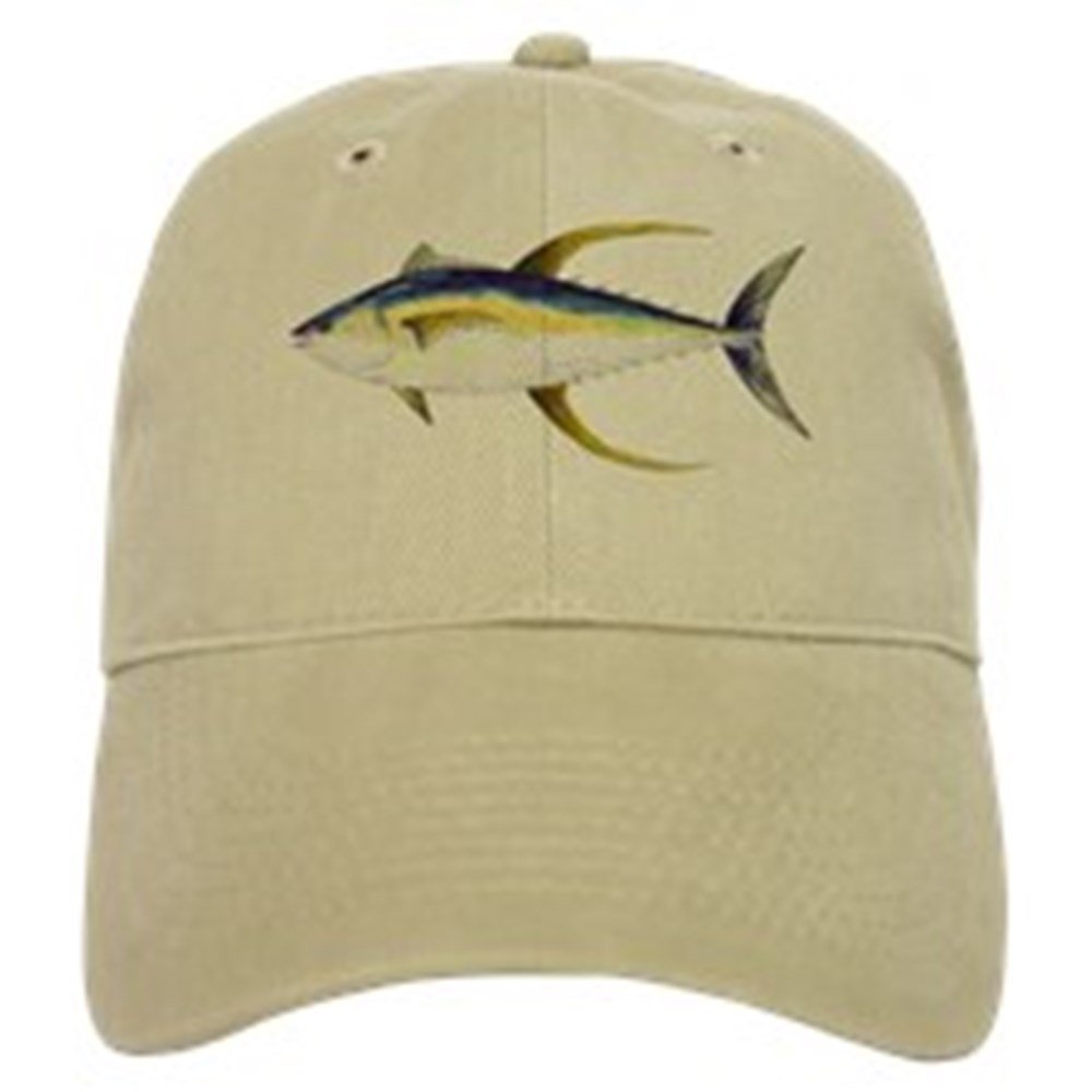 Yellowfin Tuna Adjustable Baseball Cap - Funny Fishing Hat for Men & Women - Perfect for Fishing Trips, Beach Outings & Outdoor Adventures