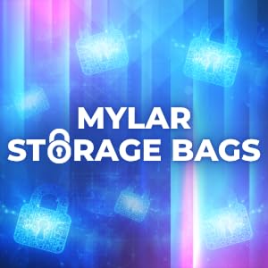 Premium Mylar Bags for Food Storage - 100 Count 5.25