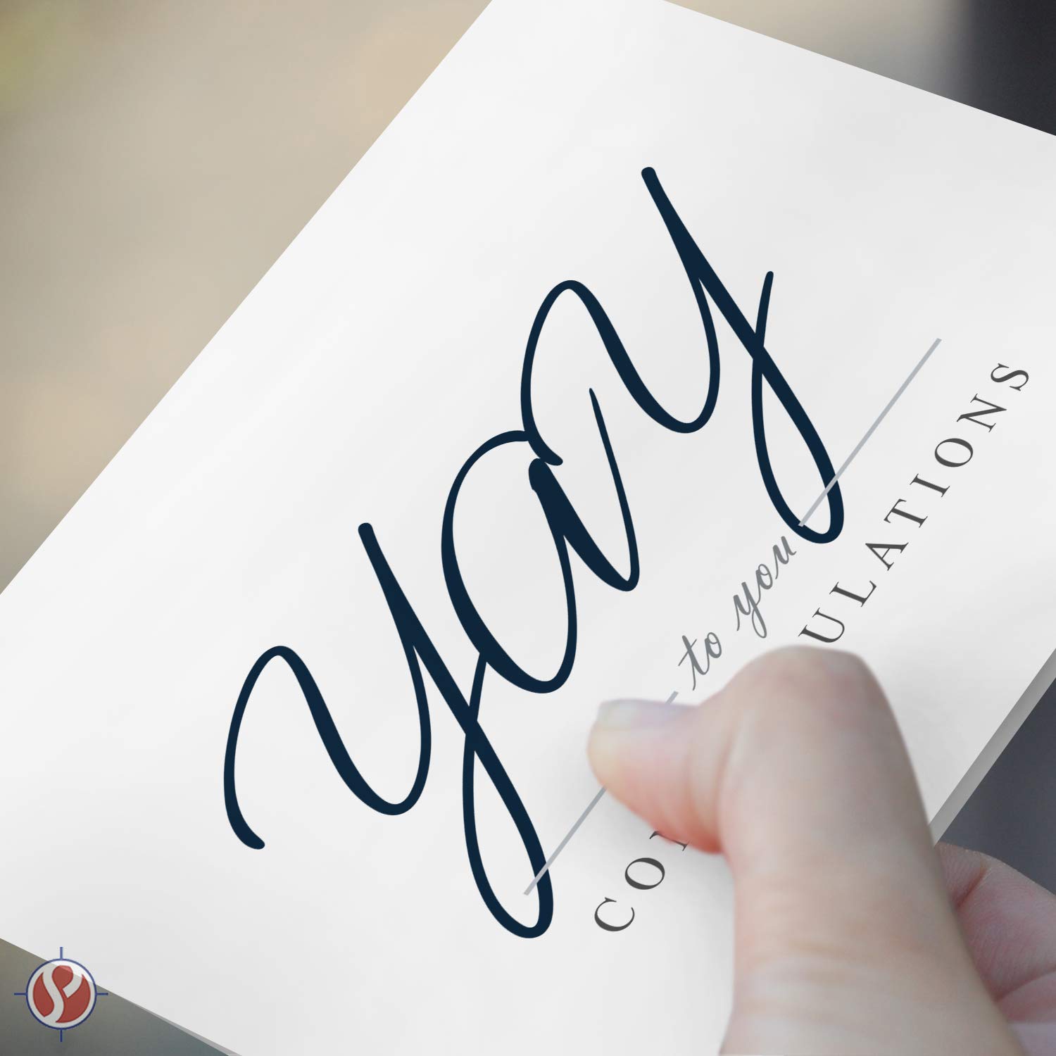 Yay to You! Congratulations Greeting Cards with Envelopes - 25-Pack of 4.25
