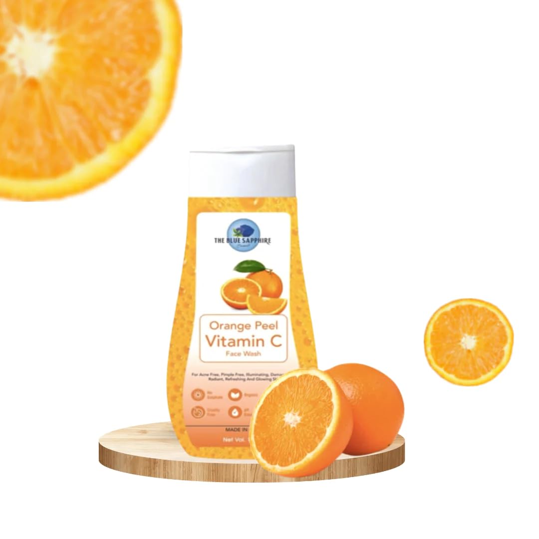 AYUVALE Vitamin C Tan Removal & Purifying Face Wash 100ml - Anti-Pimple, Skin Repair & Oil Balancing for Women & Men | Brightens Skin, Reduces Acne - Perfect for Daily Skincare Routine & Post-Sun Care