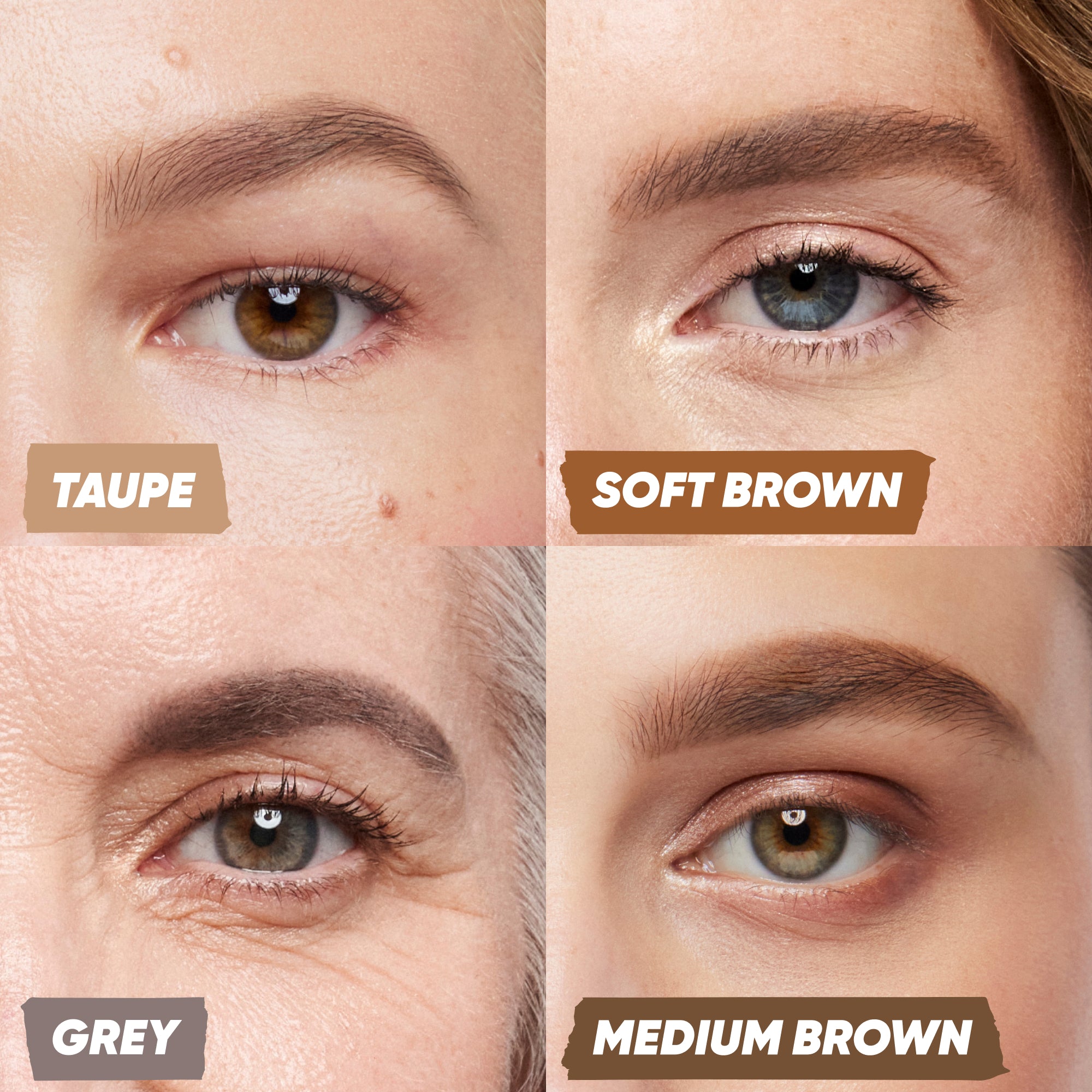 Brow Pop Dual Action Defining Pencil - Waterproof Eyebrow Pencil with Spoolie Brush for Natural Looking Brows - Perfect for Daily Makeup, Salon Use & On-The-Go Touch Ups