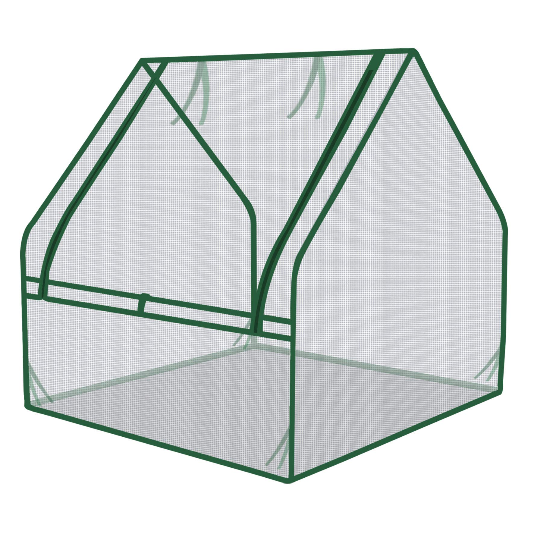 UV-Resistant PE Mesh Greenhouse Cover - 3'x3'x3' Replacement Plant Shelter for Outdoor Gardening, Gardening Supplies for Vegetables, Flowers & Seedlings - Perfect for Backyard, Patio & Balcony Gardens