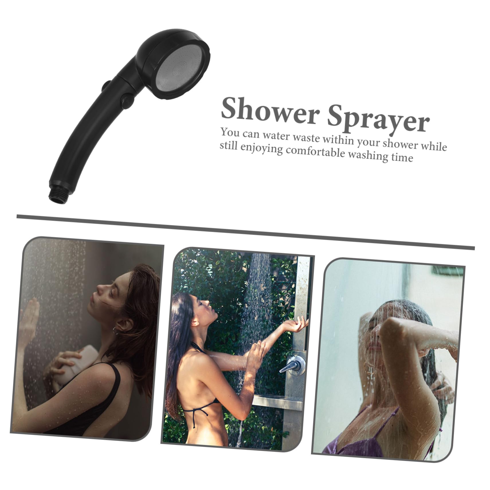 High Pressure Rain Shower Head - Plastic Bathroom Shower Nozzle Replacement with Adjustable Spray for Relaxing Home Spa Experience | Perfect for Housewarming Gifts & Bathroom Upgrades