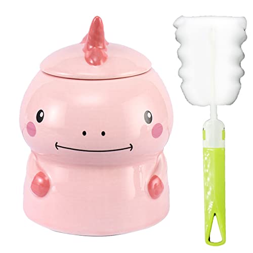 dinosaur pink smile