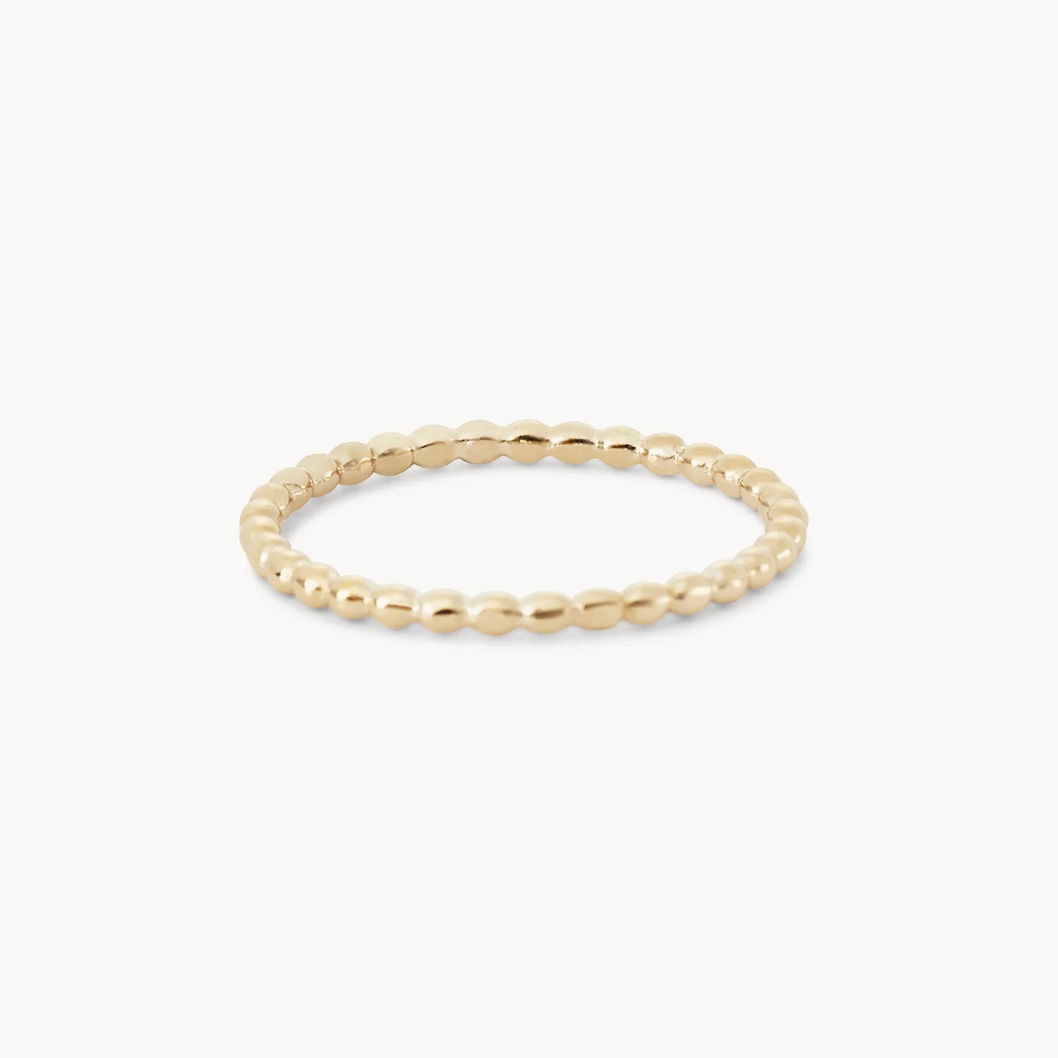 10K Yellow Gold Abacus Ring - Elegant Stackable Jewelry for Women, Perfect for Everyday Wear & Special Occasions