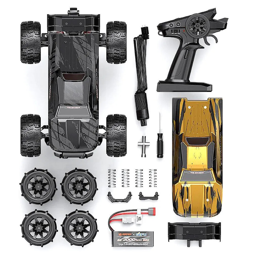 MJX 14210 1/14 Hyper Go 4WD RTR 55KM/H High-Speed Brushless RC Car with 2.4GHz Remote - Off-Road Racing, Backyard Bashing, and Outdoor Adventure for Kids & Adults