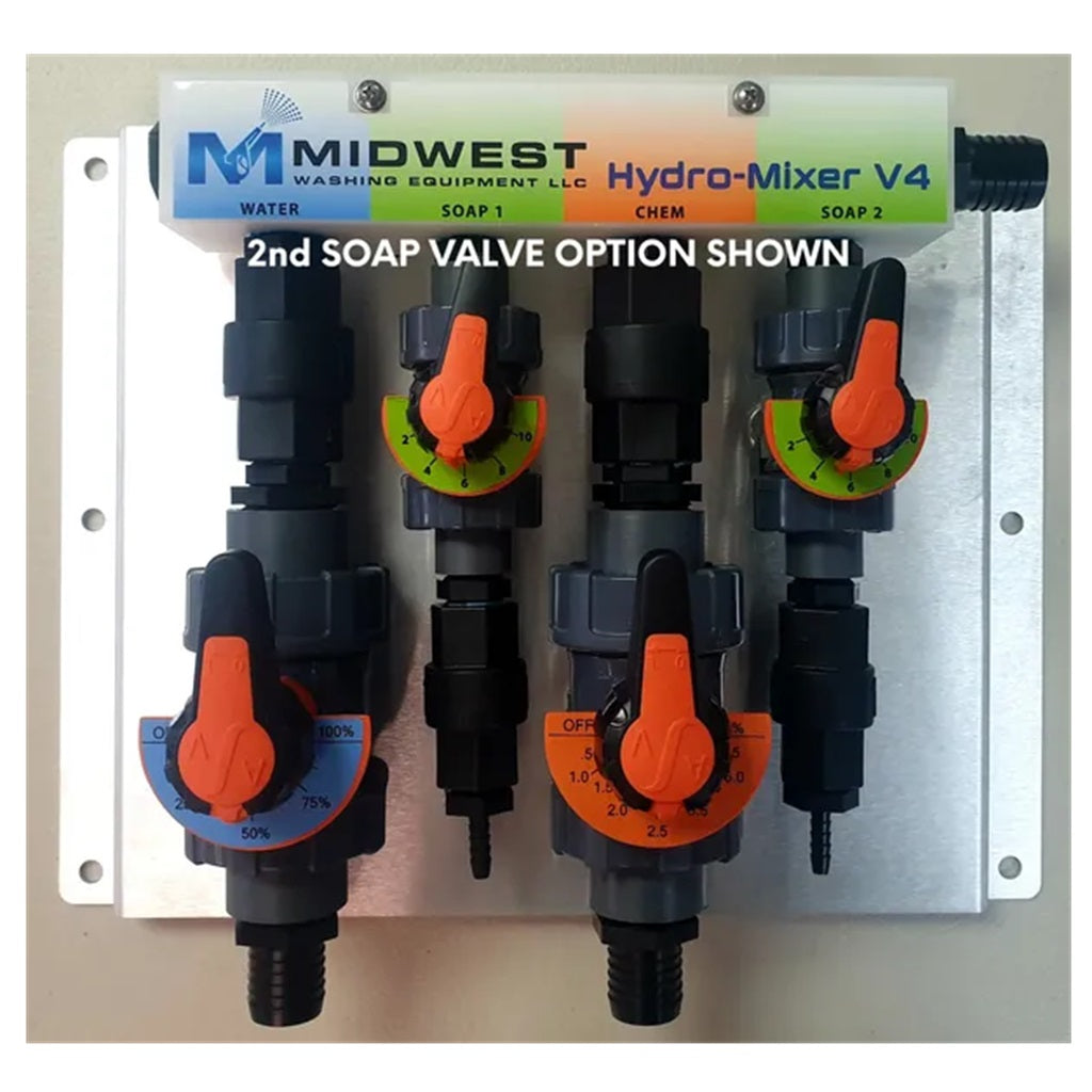 Hydro Mixer V4 34 12 Proportioning Blend Manifold for 12V Pumps up to 7.0 GPM (3/4