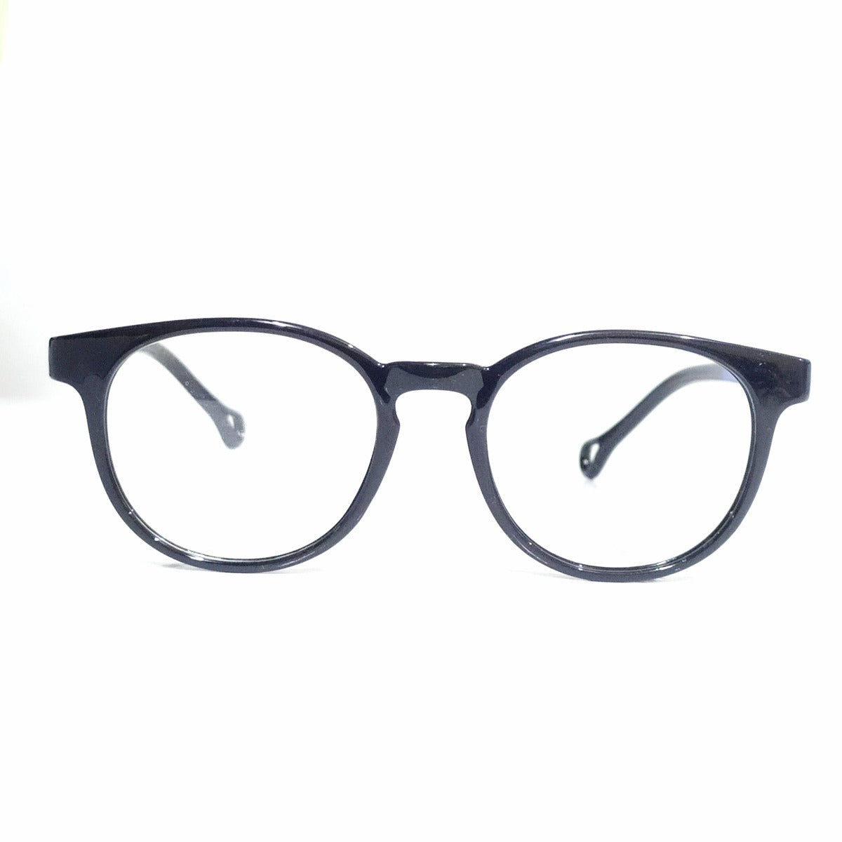 Stylish Round Black & Blue Kids Glasses for 5-6 Year Olds - Perfect for School, Reading & Outdoor Activities