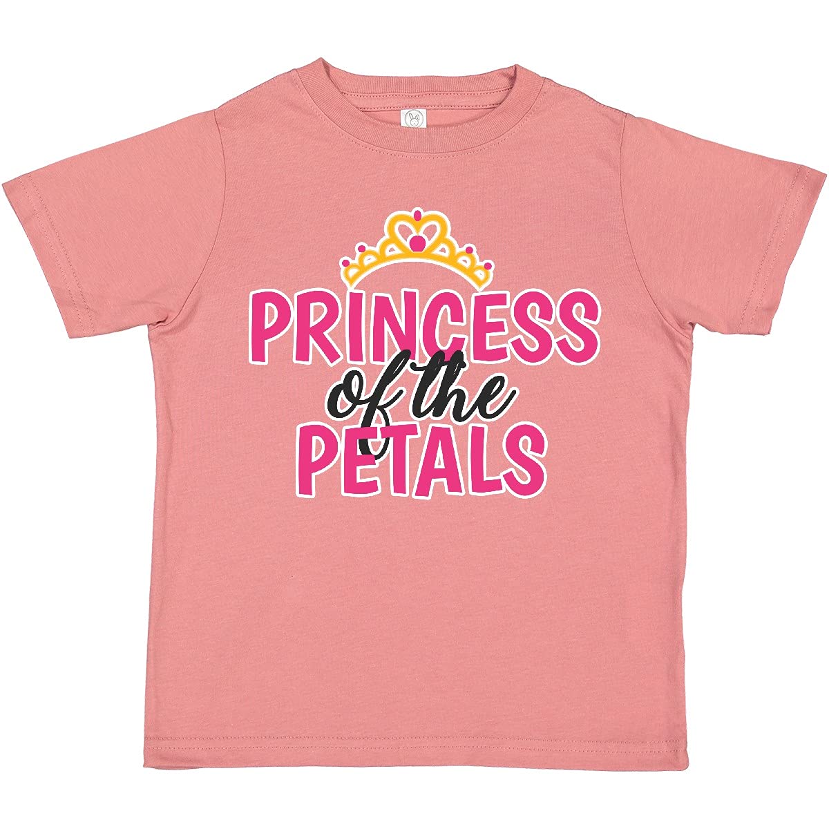 Princess of Petals Crown Toddler T-Shirt for Girls Birthday