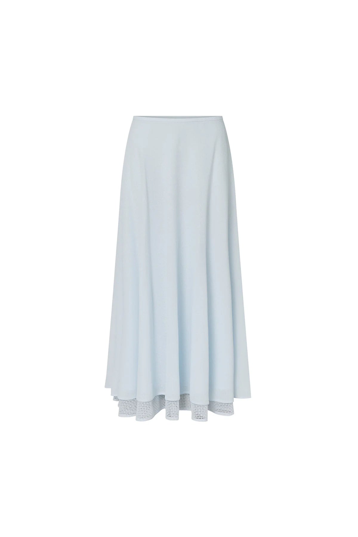 Attar Circle Skirt in Ice Blue - Flowy Midi Skirt for Women | Perfect for Summer Outfits, Beach Vacations & Boho Fashion