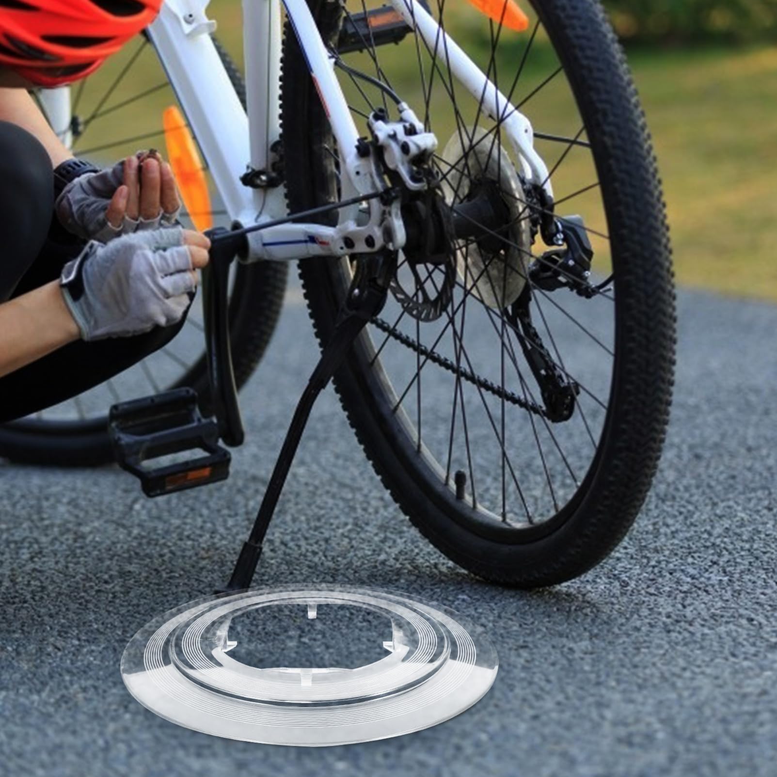 Professional Bike Flywheels Guard - Durable Plastic Wheel Protector for Mountain & Road Bikes | Cycling Accessories & Gear Plate | Perfect for Trail Riding, Commuting & Bike Maintenance