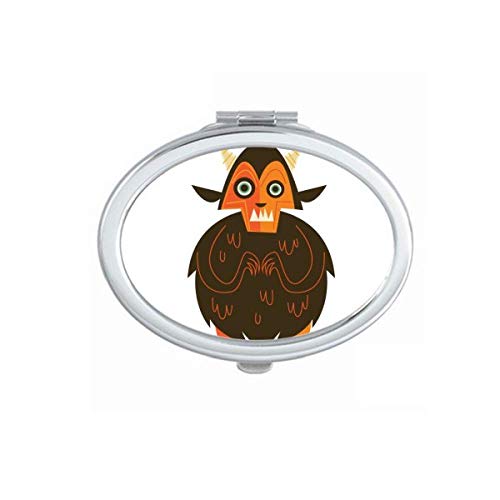 DIYthinker Ghost Fear Halloween Corpse Mirror - Portable Folding Double-Sided Makeup Mirror for Halloween Cosplay, Horror Parties & Theatrical Makeup Application