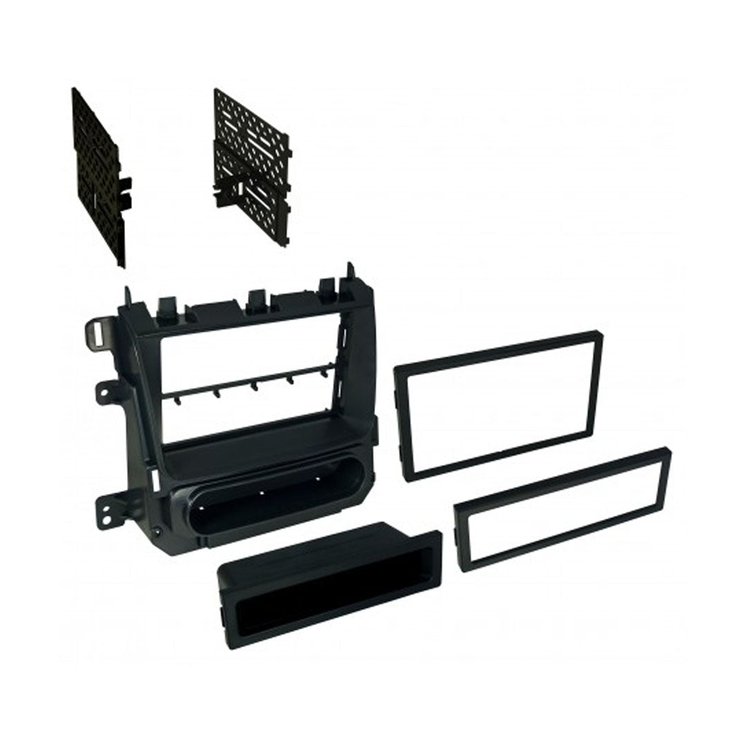 GMK327 Single/Double DIN Car Stereo Installation Kit for 2015-2017 Chevy Suburban/Tahoe & GMC Yukon/Yukon XL - Perfect for Aftermarket Radio Upgrades & Custom Audio Installations