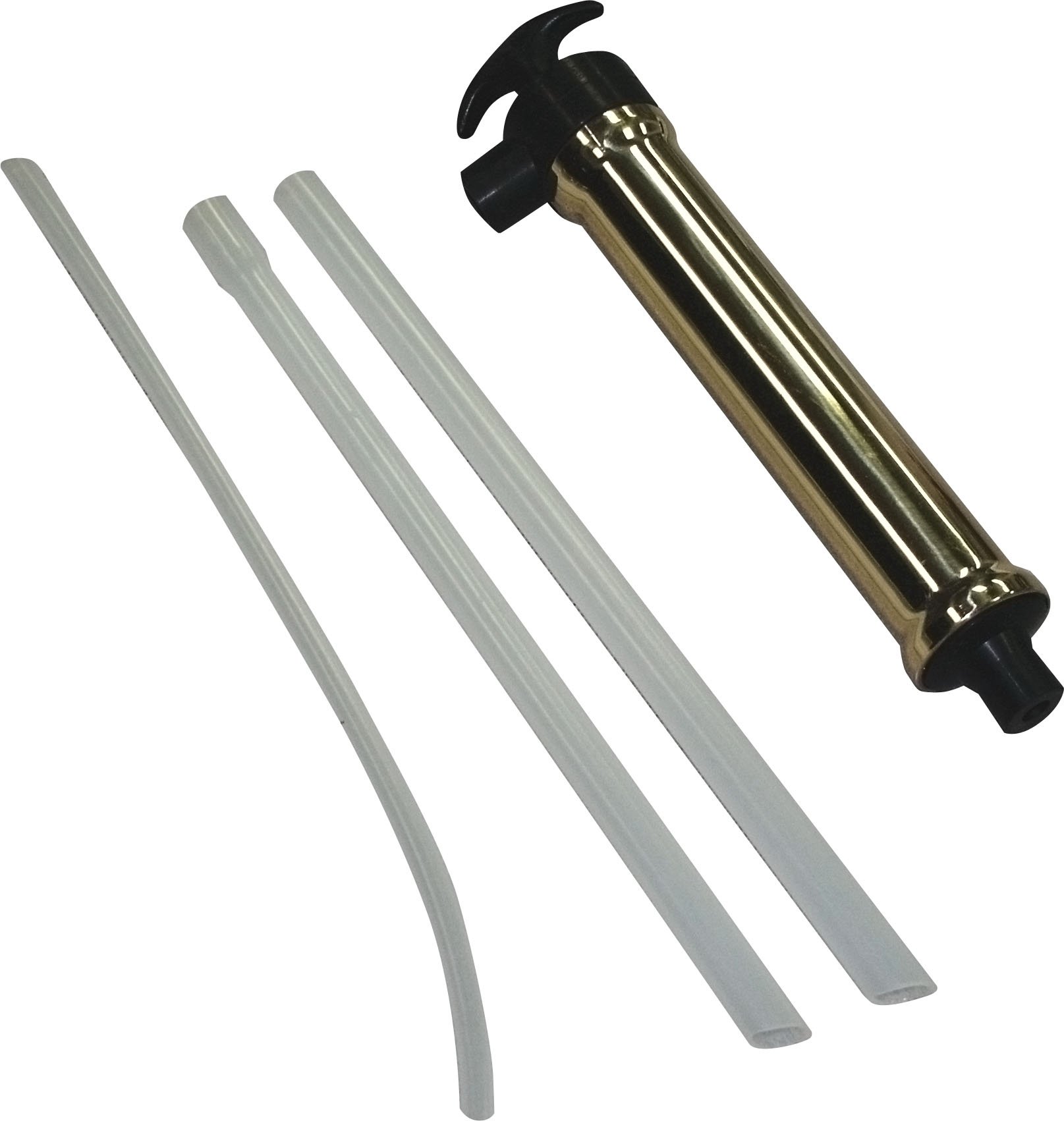 SeaSense Brass Black Oil Transfer Hand Pump - Durable Manual Fluid Pump for Gasoline, Diesel, Kerosene & Lubricants - Perfect for Marine, Automotive & Farm Use