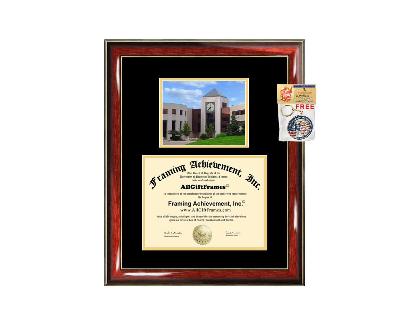 Western Michigan University Diploma Frame - WMU Graduation Gift, College Degree Display Case with Photo Holder for Certificates & Campus Pictures | Perfect for Graduation Decor, Office Display & Alumni Gifts