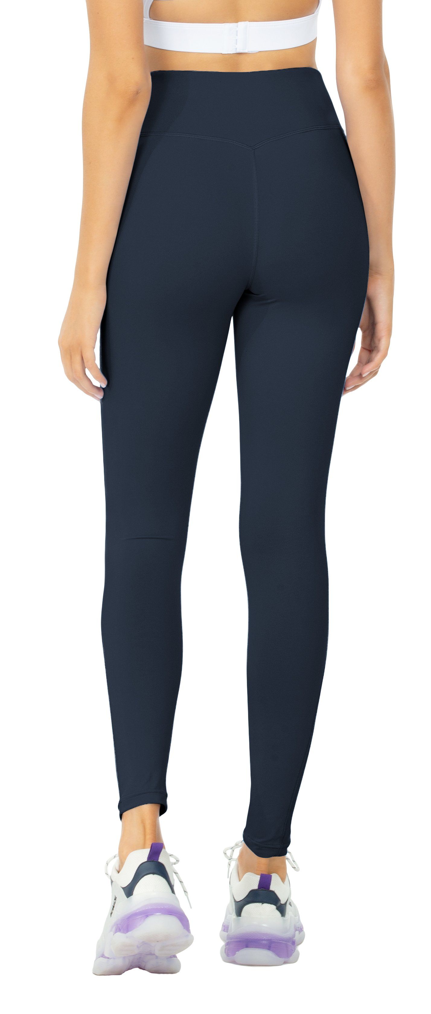 High Waist 4-Way Stretch Yoga Leggings for Women - Tummy Control Workout Pants - Comfortable & Breathable for Running, Gym, Lounge & Daily Wear