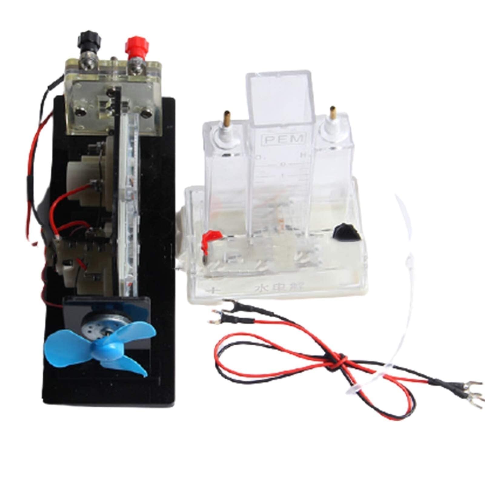 Hydrogen Fuel Cell Experiment Kit for Physics & Electricity Teaching - Hydrogen-Oxygen Fuel Cell Science Lab Equipment for STEM Education | Perfect for Classroom Experiments & Science Fair Projects