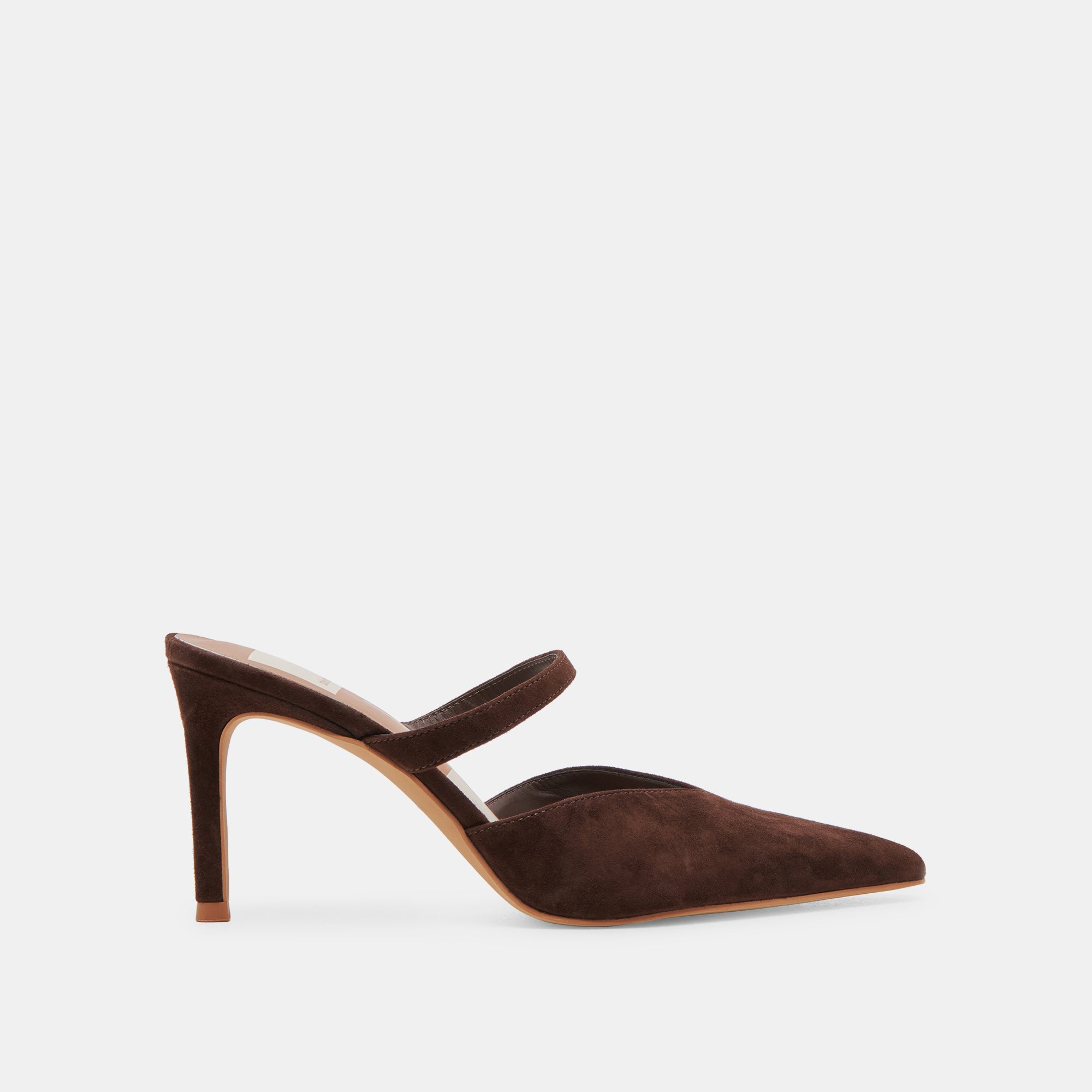 KANIKA Women's DK Brown Suede High Heels - Elegant & Comfortable Dress Shoes for Parties, Weddings & Office Wear