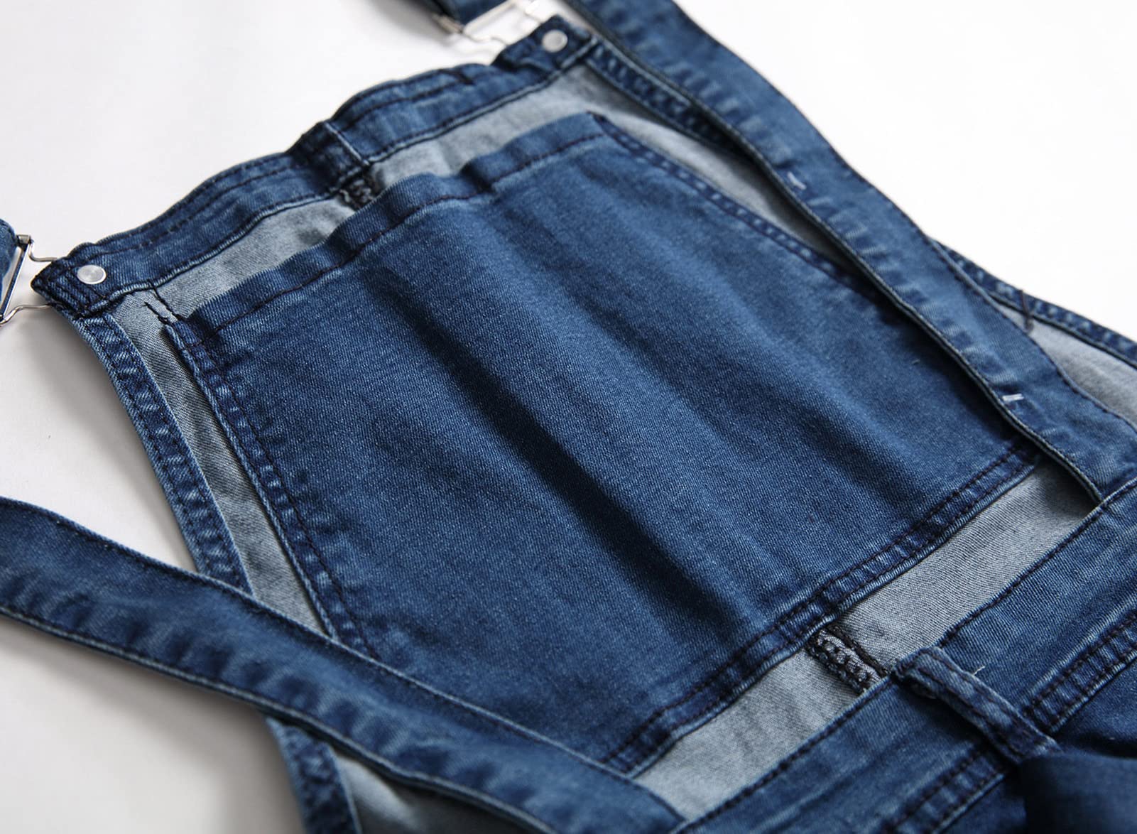 Maiyifu-GJ Men's Ripped Distressed Slim Fit Denim Overalls - Hip Hop Jumpsuit, Retro Bib Jeans for Streetwear & Casual Style (Work, Concert, Vintage Fashion)
