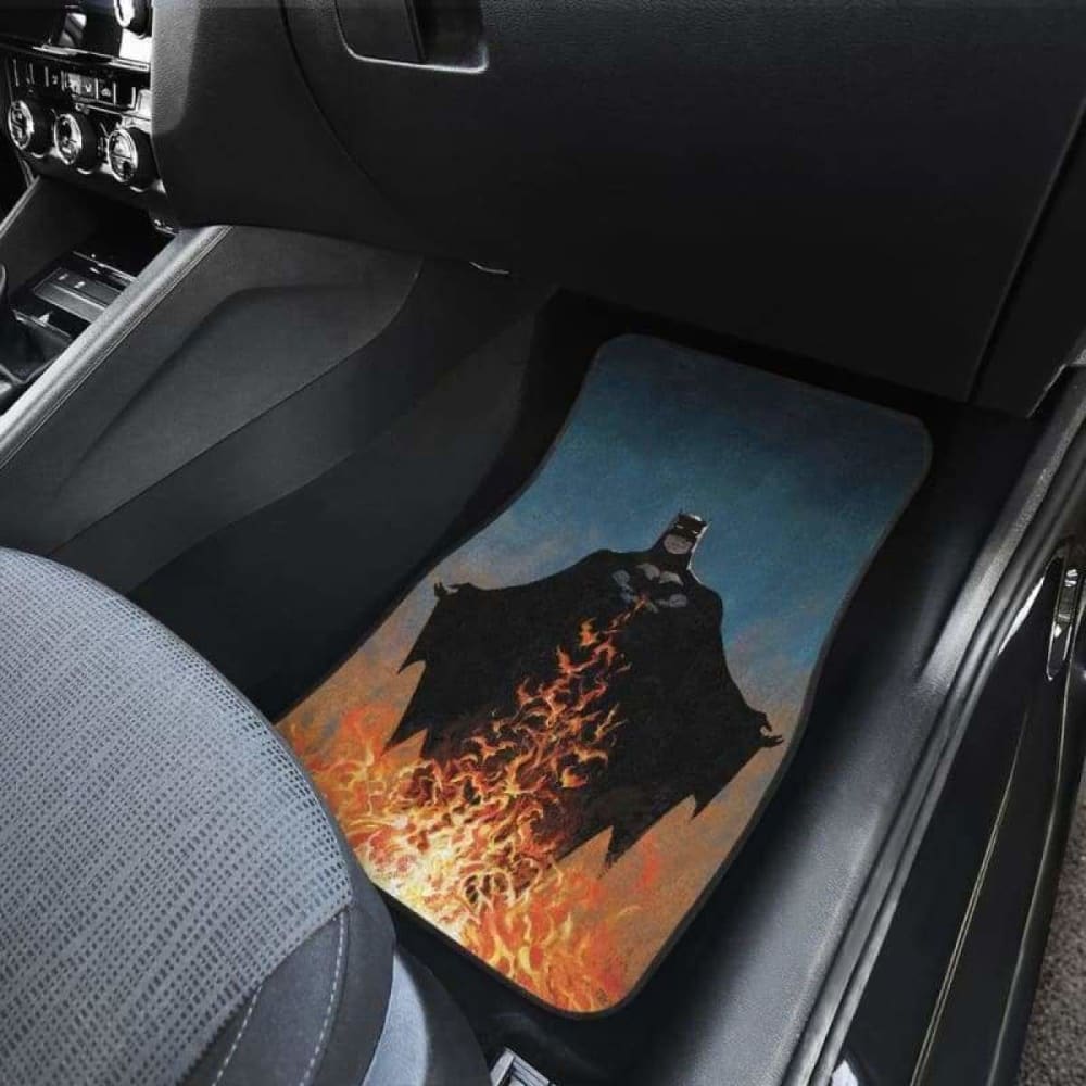 Batman Car Floor Mats for Cars & Trucks - Non-Slip Custom Fit All Weather Floor Liners - Perfect for DC Comics Fans & Superhero Lovers - Great for Daily Commute & Road Trips