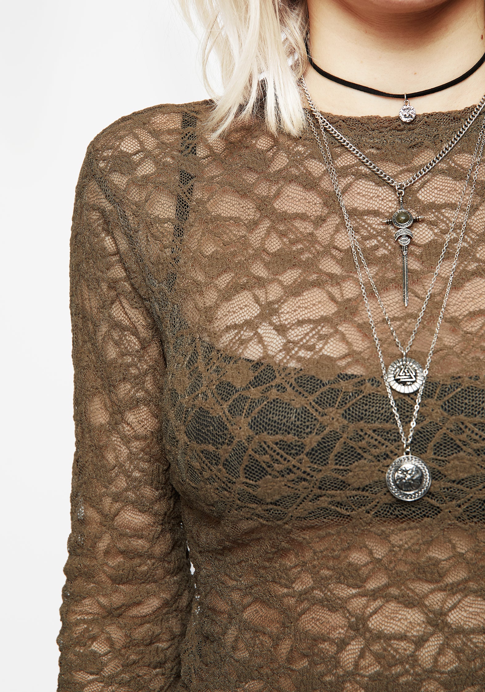 Elegant Myrtle Floral Lace Long Sleeve Blouse for Women - Perfect for Spring Weddings, Date Nights & Office Wear