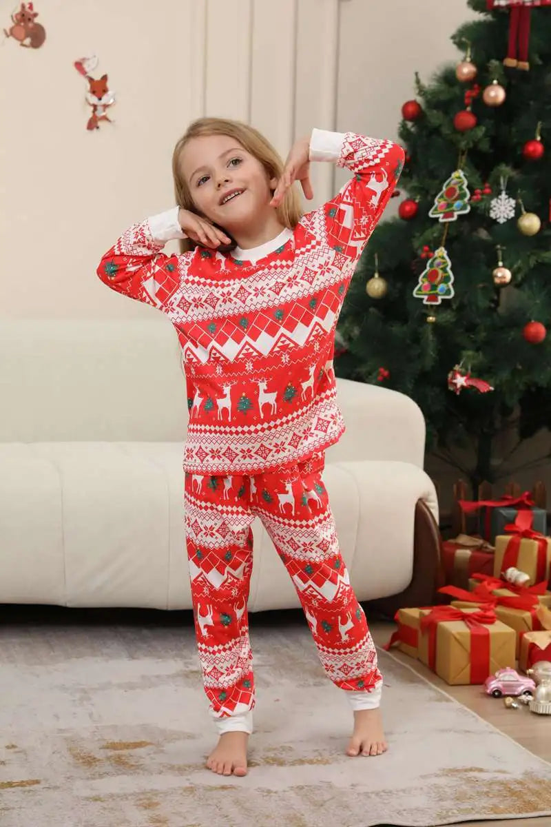 Christmas Matching Family Pajamas Set - Cozy Holiday Pjs for Family Photos, Christmas Morning & Festive Gatherings