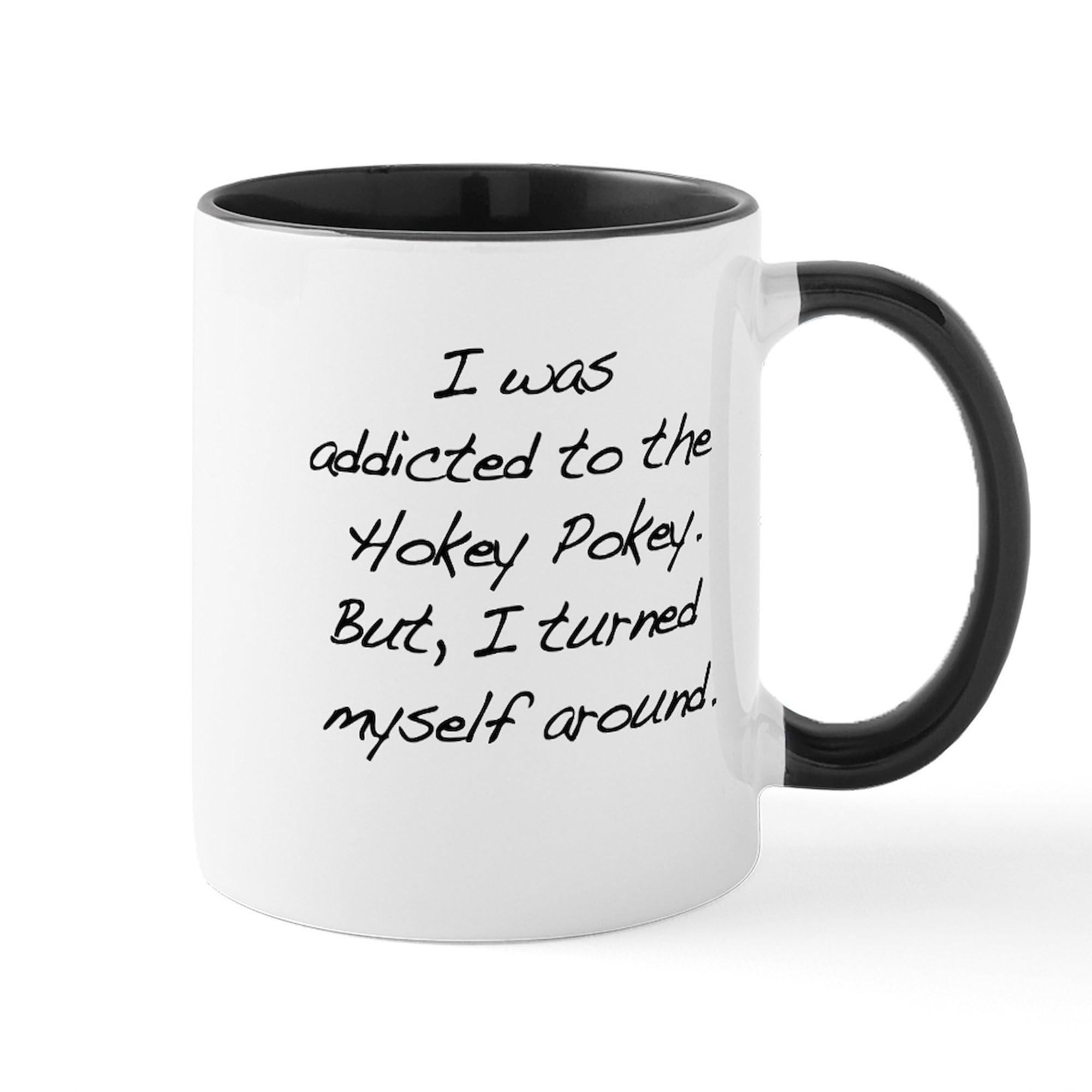 11 oz (325 ml) Ceramic Coffee Mug - Funny 'That Hokey Pokey' Design by CafePress | Perfect for Office Humor, Gifts & Morning Coffee