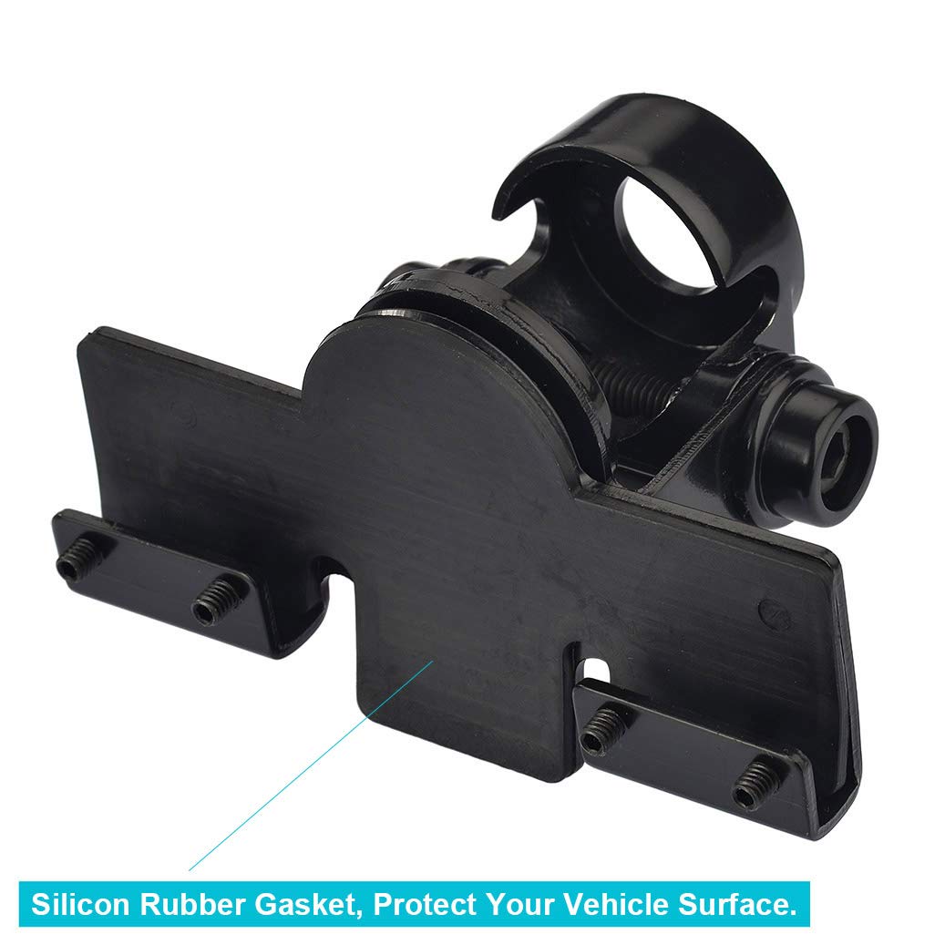 Bingfu NMO Mount CB Radio Antenna with UHF PL259 Connector - 5m (16.5ft) RG58 Cable for Car & Truck - Compatible with Ham Radio, Amateur & Mobile Radios - Perfect for Off-Roading, Emergency Communication & Long-Distance Driving