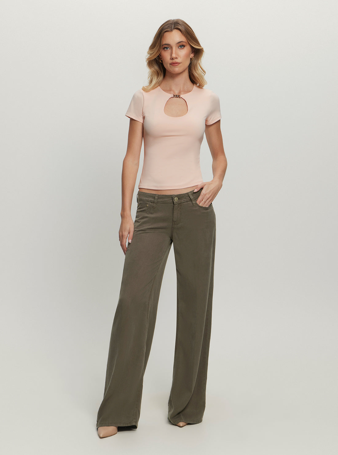 Eco-Friendly Brown High Waist Palazzo Pants for Women - Comfortable & Stylish Wide Leg Trousers for Casual Wear, Office, and Travel