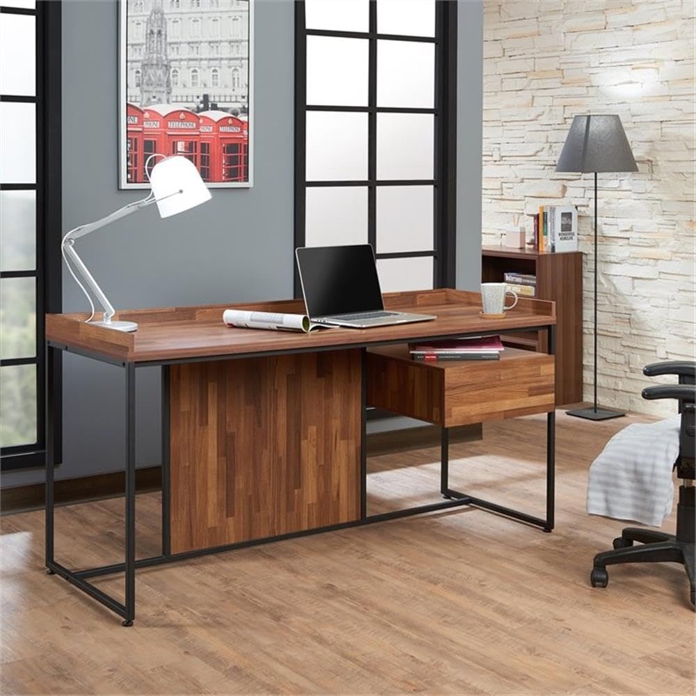 Acme Furniture 92445 Shea Desk - Modern Home Office Desk with Storage Drawer, Study Writing Table for Small Spaces - Perfect for Remote Work, Online Learning & Home Office Setup