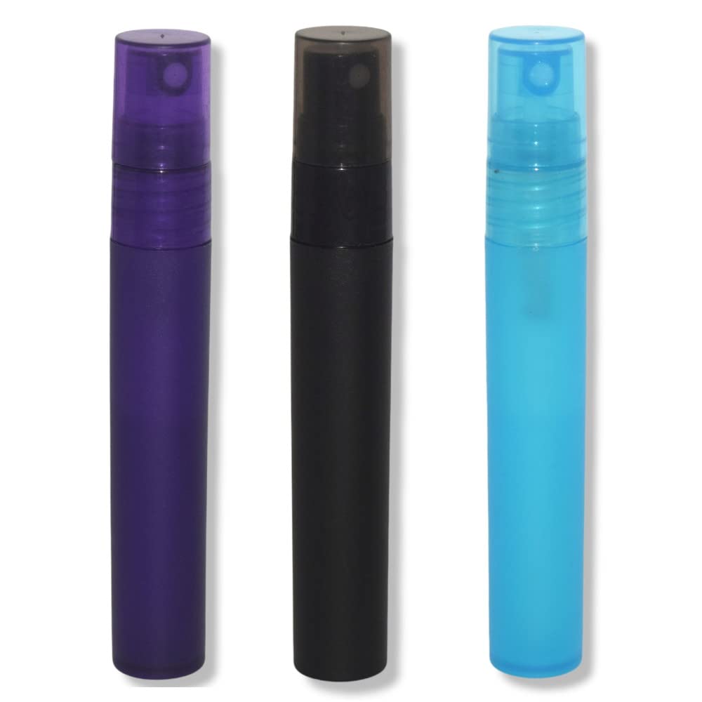 10ml Multicolor Refillable Pocket Spray Bottle - Perfect for Sanitizer, Perfume, Lotion & Moisturizer | Travel-Friendly Cosmetic Container | Ideal for Home, Office, Gym & On-the-Go Use
