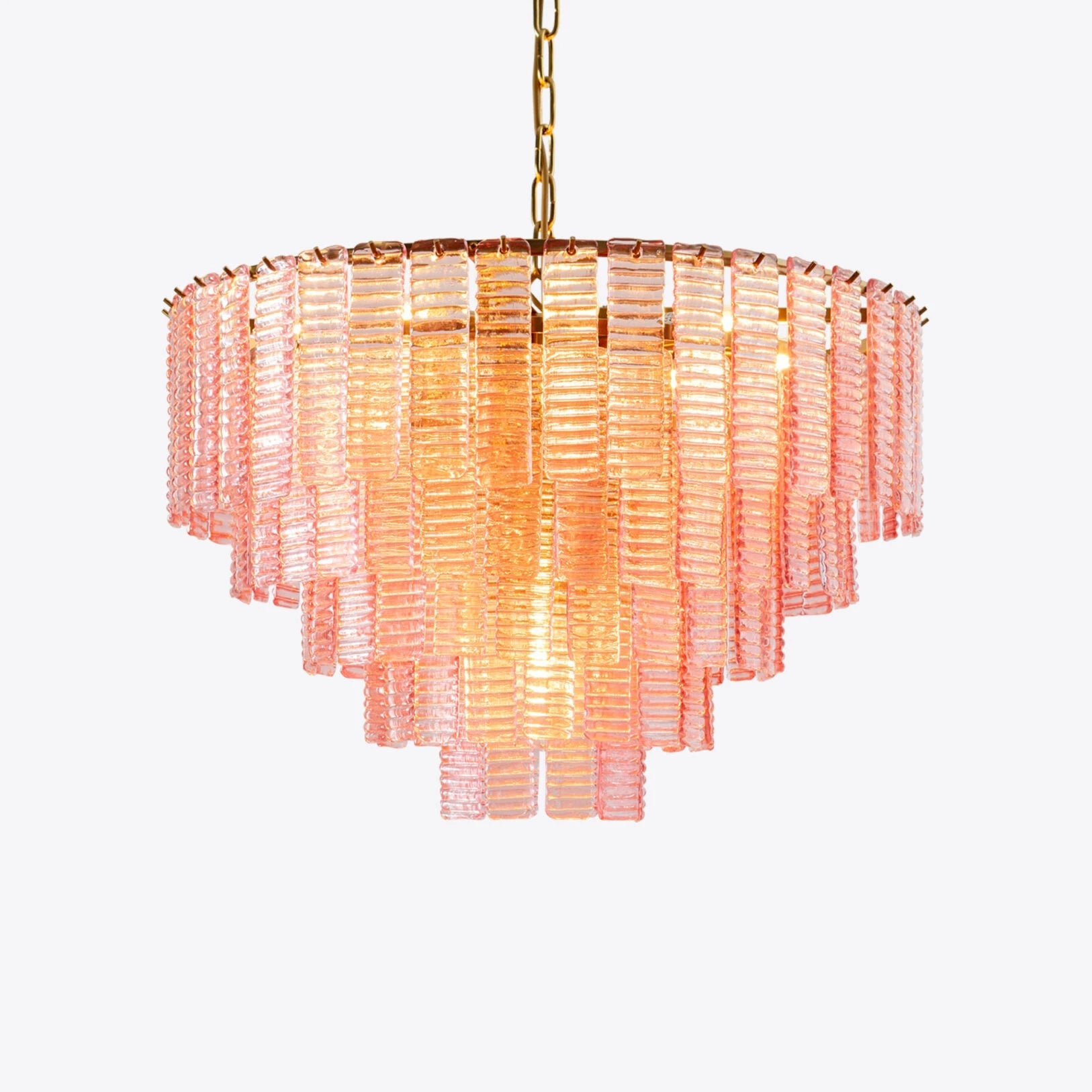 Elegant Amaro Murano Glass Chandelier - Handcrafted Italian Crystal Lighting Fixture for Dining Room, Living Room & Bedroom Decor