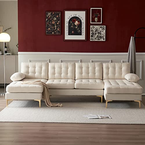 Tufted Linen Beige