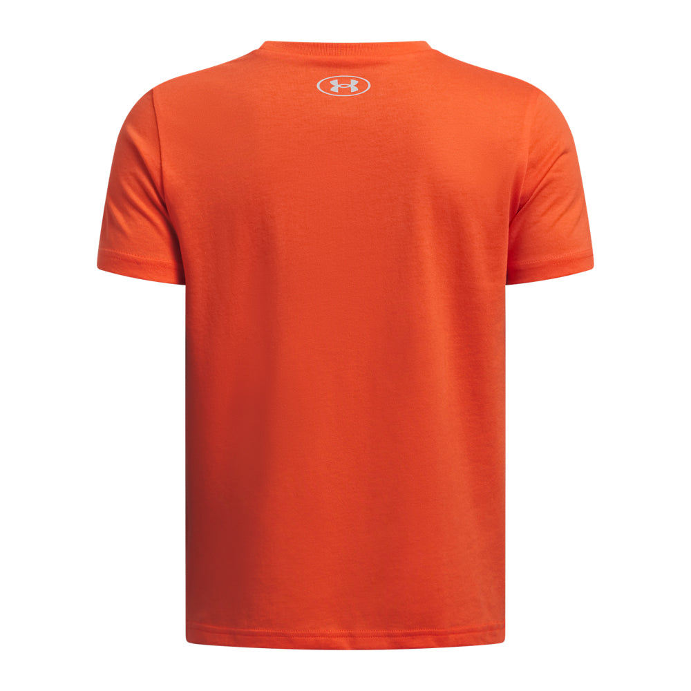 Under Armour Boys' Youth Split Big Logo T-Shirt - Comfortable & Stylish Activewear for Sports, Gym & Casual Wear