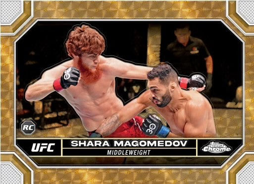 2024 Topps UFC Chrome Trading Cards Value Box - Collectible Sports Cards for UFC Fans, Fight Night Events & Memorabilia Collectors