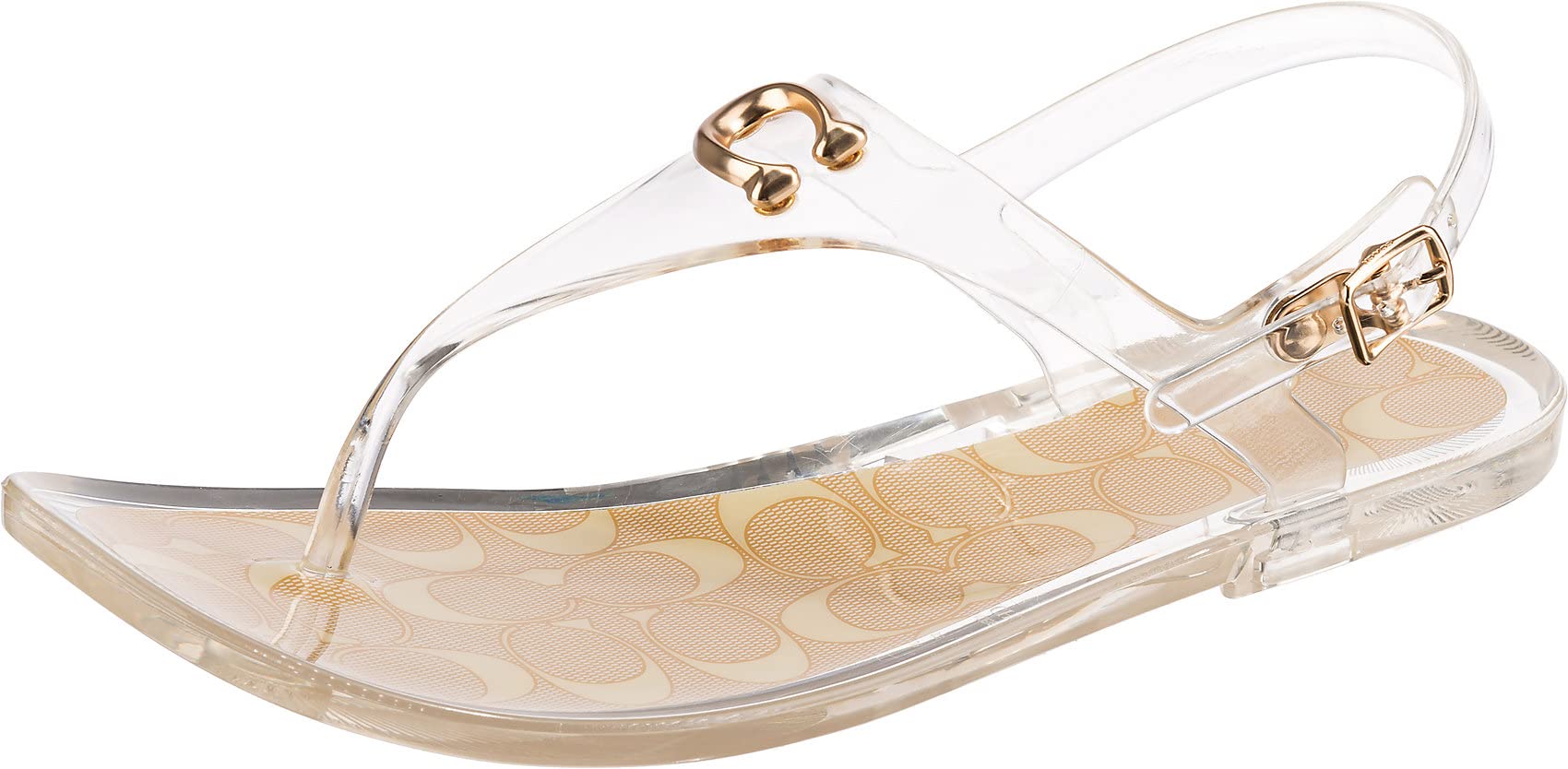 COACH Women's Natalee Jelly Sandals - Comfortable & Stylish Summer Slides for Beach, Pool & Casual Outings