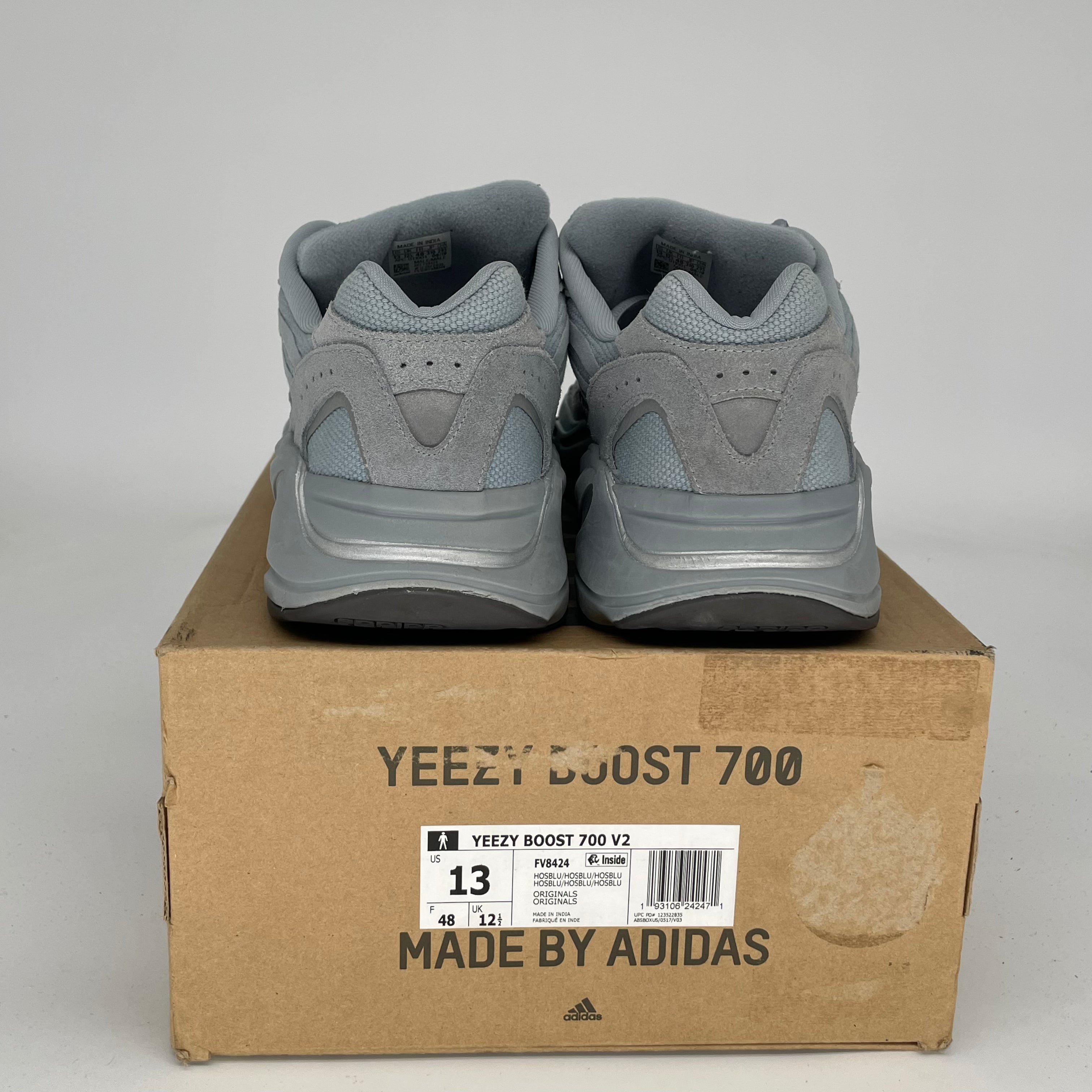Adidas Yeezy Boost 700 V2 'Hospital Blue' Men's Sneakers - Size 13 (FV8424) | Comfortable Running Shoes for Casual Wear & Street Style Fashion