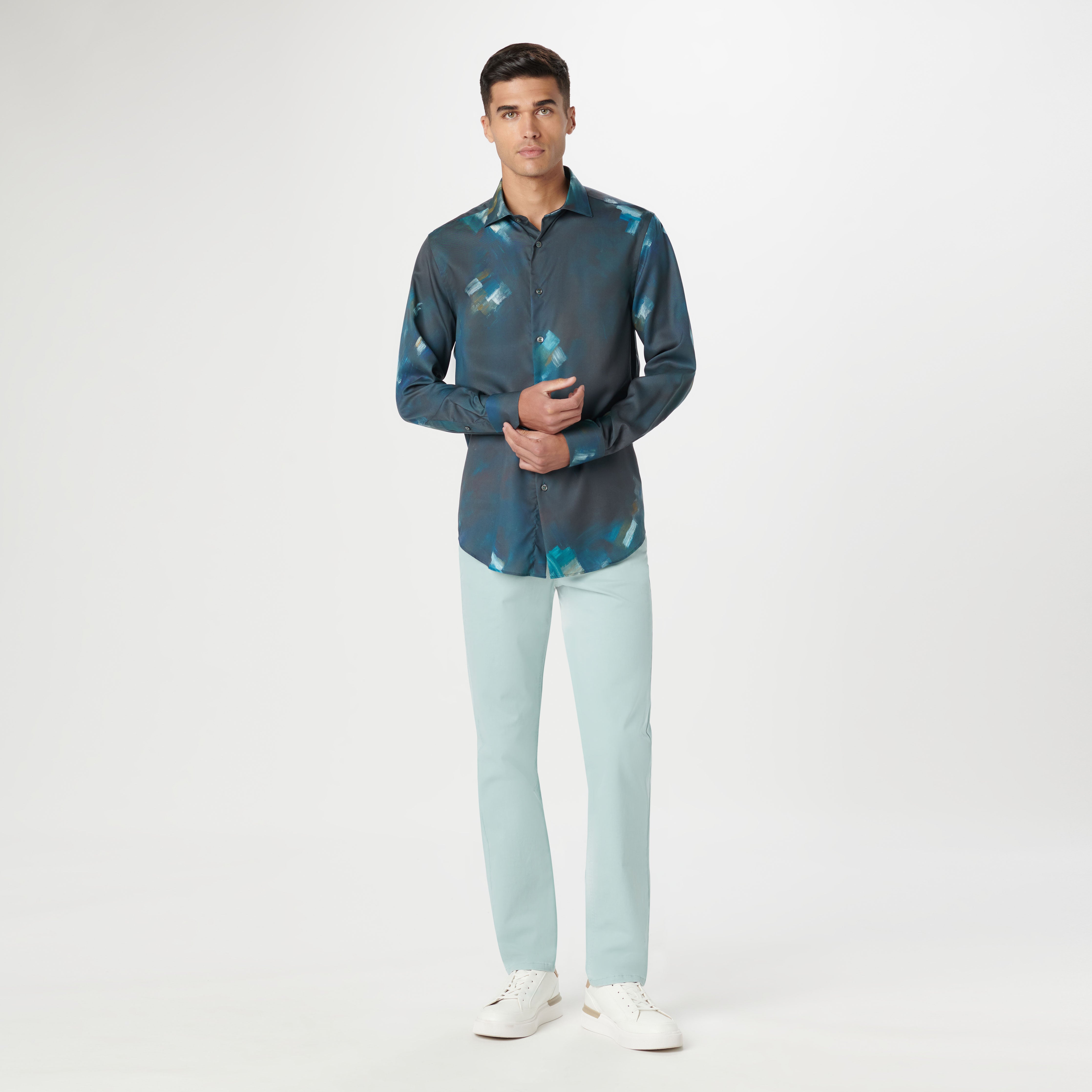 Stylish Axel Abstract Print Shirt for Men & Women | Trendy Casual & Party Wear | Perfect for Outings, Dates & Social Events