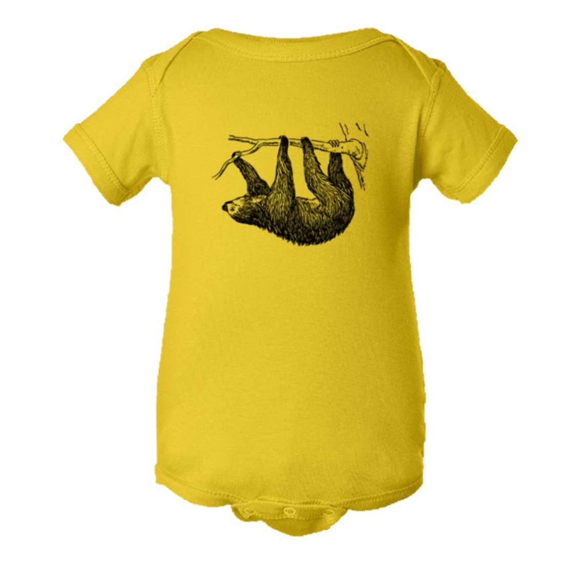 Adorable Baby Sloth Zoo Animal Print Bodysuit - Soft Cotton One-Piece Outfit for Boys & Girls | Perfect for Animal Lovers, Zoo Trips & Cute Baby Photoshoots