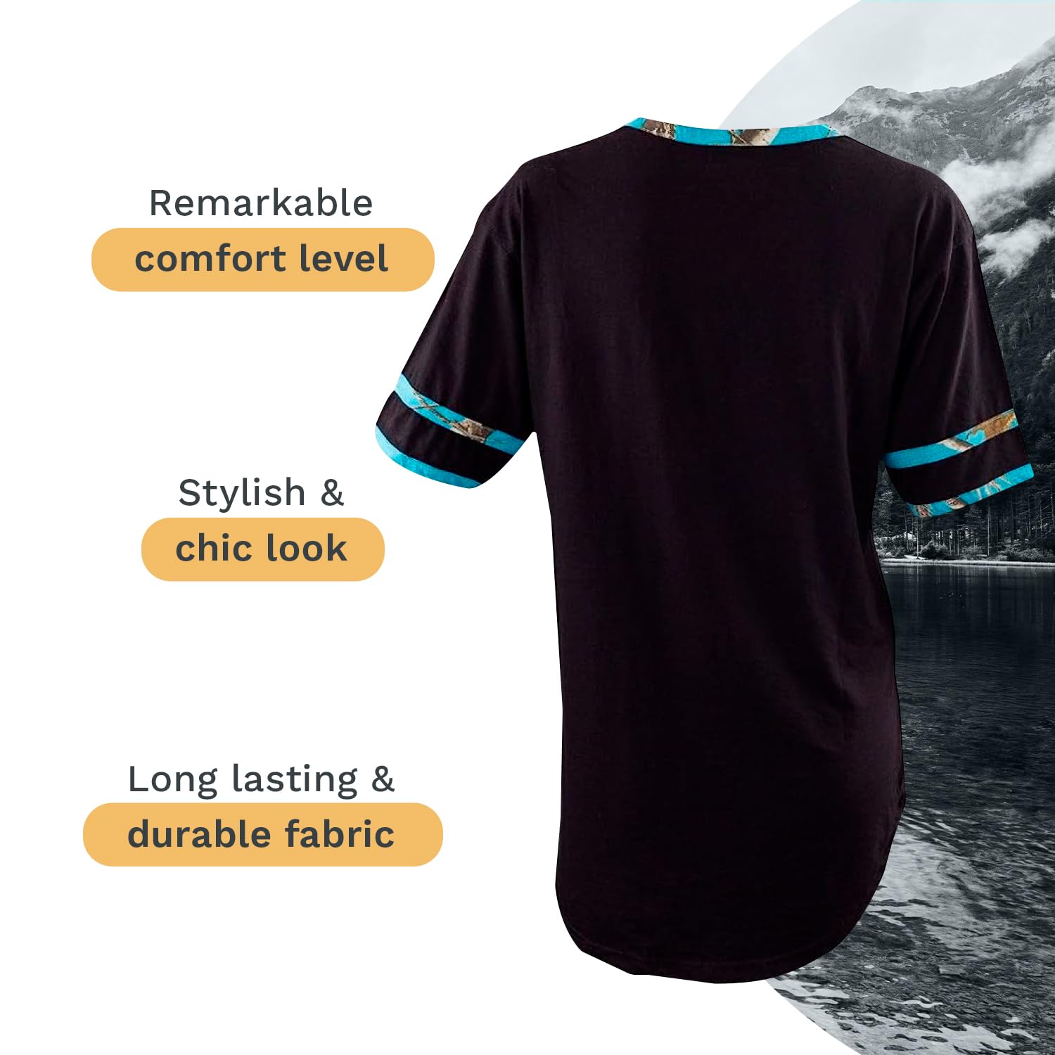 Women's Sleep Shirts - Soft & Comfortable Nightwear for Ladies - Premium Quality Sleepwear for Relaxing at Home or Traveling