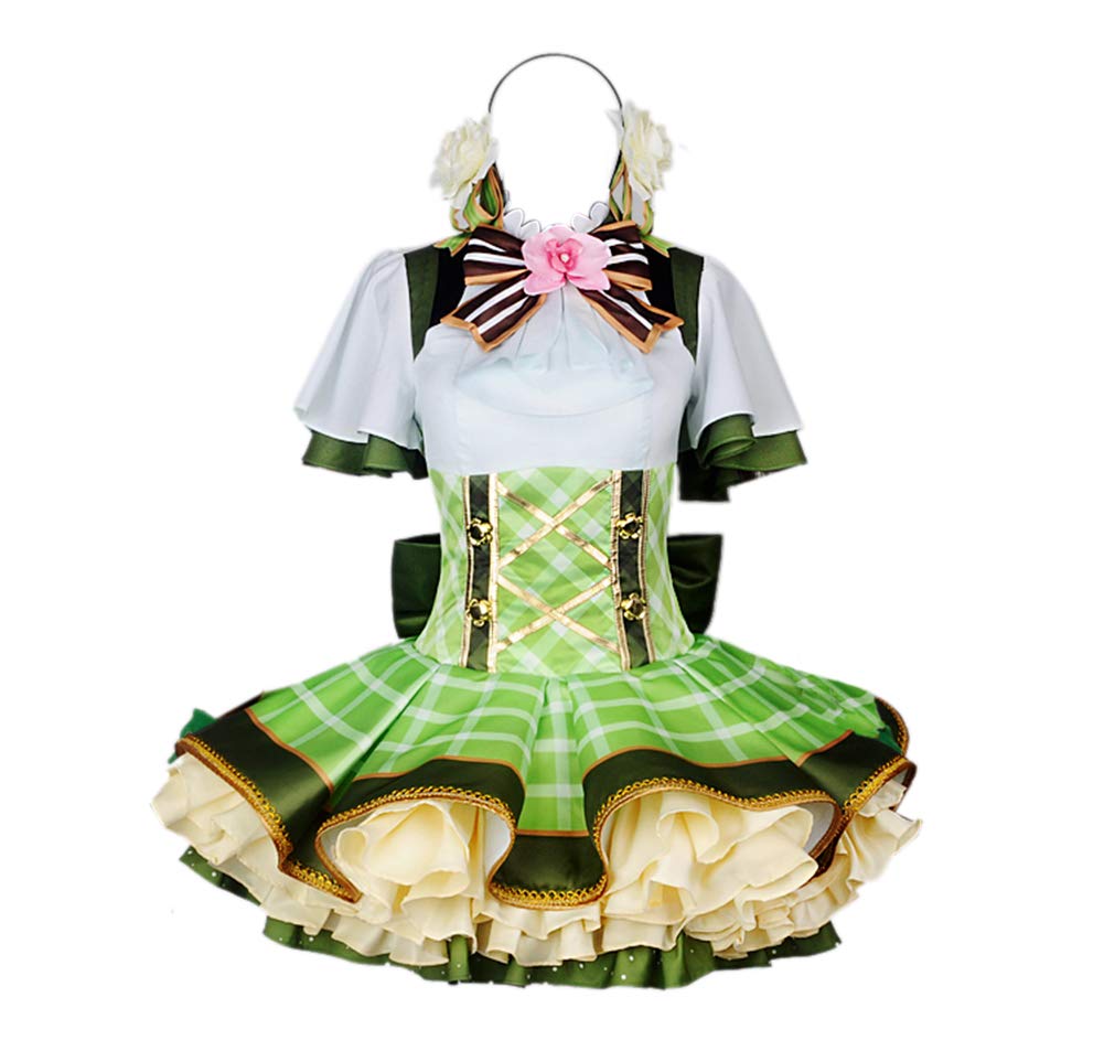 ROLECOS Girls Flower Bouquet Cosplay Costume - Japanese Anime Lolita Dress for Cosplay, Halloween & Tea Parties | Kawaii Fashion Outfit for Anime Conventions & Dress-Up Play