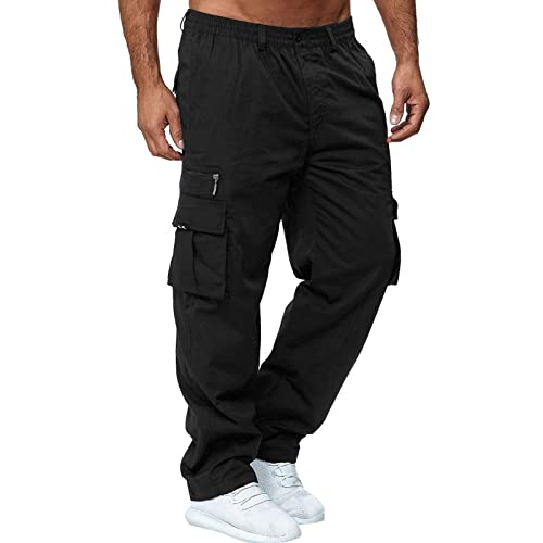 **2022 Men's Classic Fit Cargo Pants - Multi-Pocket Work Safety & Hiking Outdoor Trousers for Adventure & Daily Wear**    *(Perfect for Hiking, Camping, Workwear, Travel & Casual Style)*