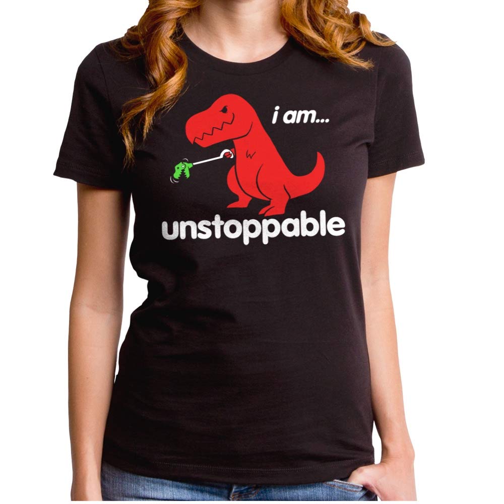 Unstoppable Women's T-Shirt - Motivational Short Sleeve Tee for Fitness & Everyday Wear - Goodie Two Sleeves