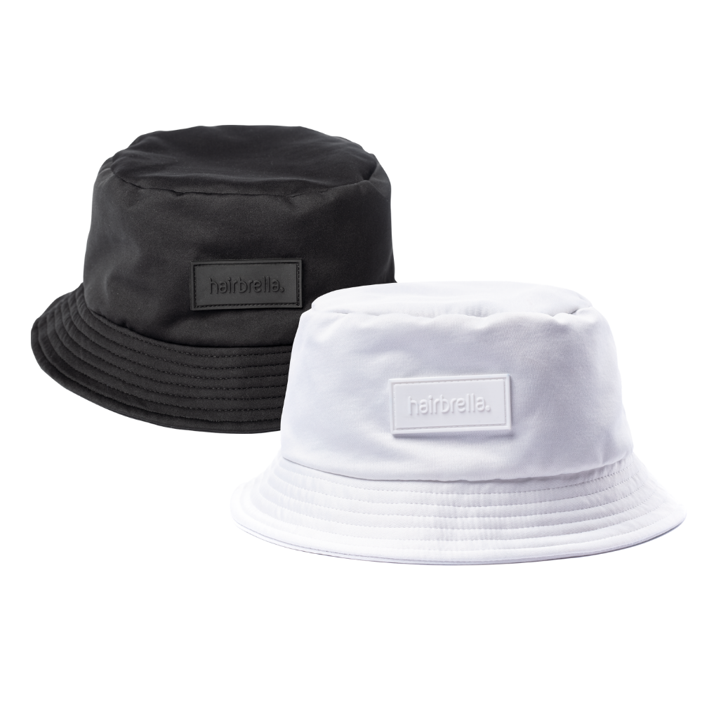 Unisex Satin-Lined Bucket Hat Bundle (2 Pack) - UV Protection & Hair Protection for Outdoor Activities, Beach, Hiking & Travel