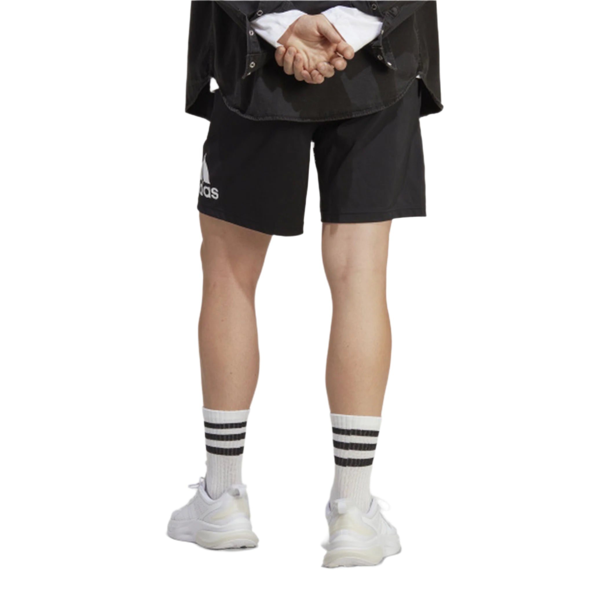 Adidas Essentials Big Logo Shorts - Men's Athletic Running Workout Gym Shorts - Comfortable & Breathable for Sports & Casual Wear