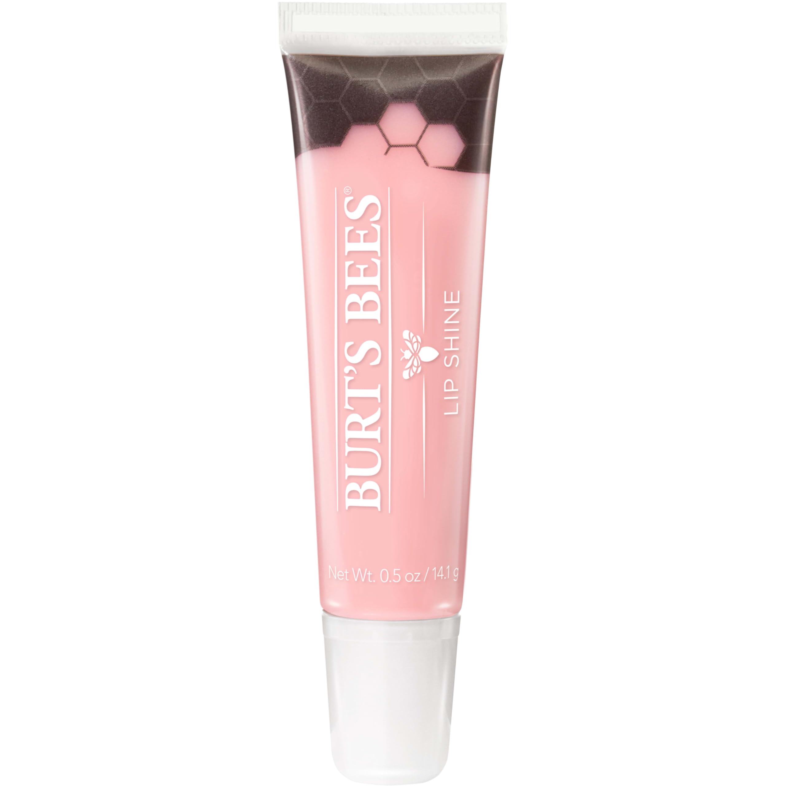 Burt's Bees 100% Natural Lip Gloss for Women - Hydrating Lip Shine with Sheer Color, Moisturizing & Nourishing (Whisper) - Perfect for Daily Wear, Date Night & Special Occasions